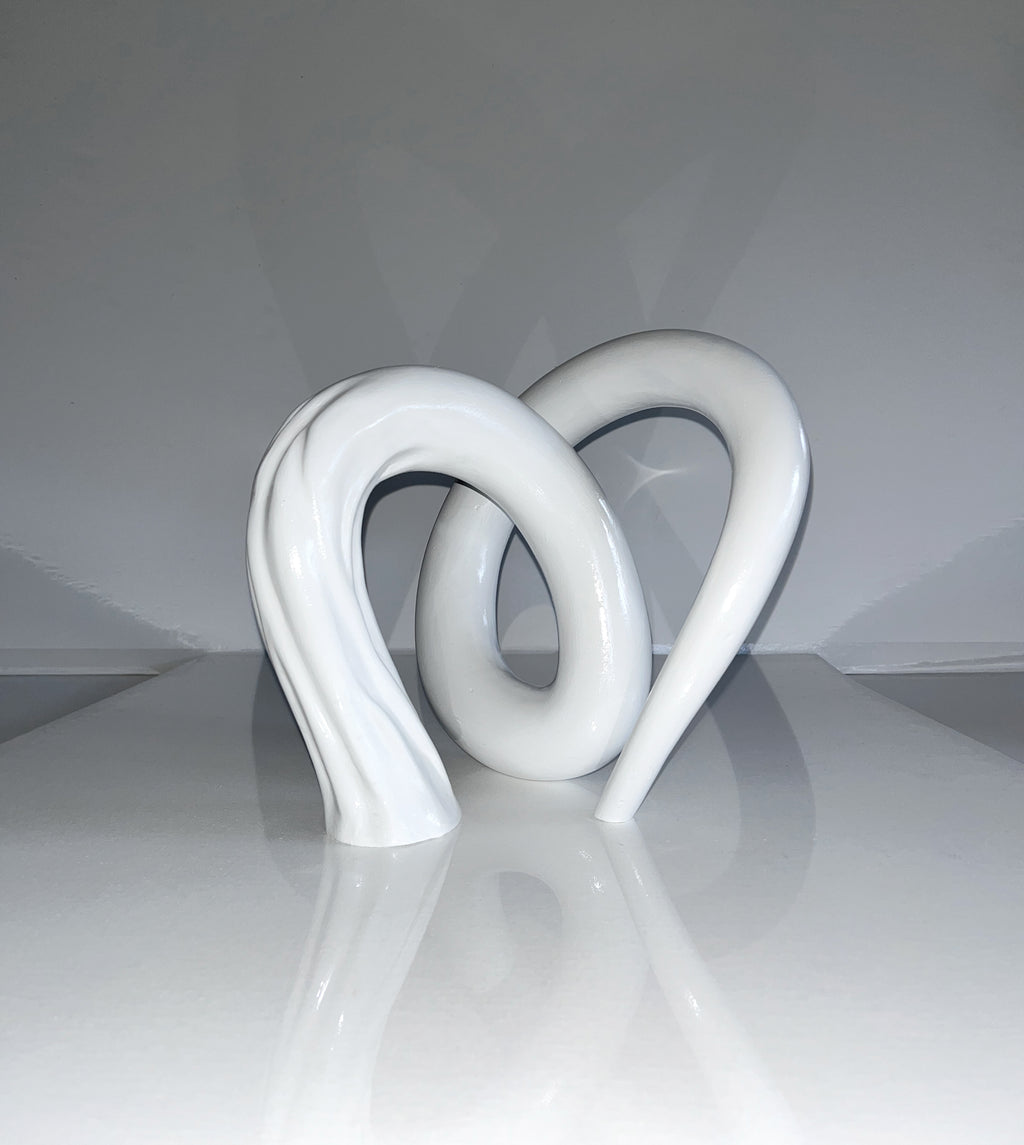 Contorted Glossy White