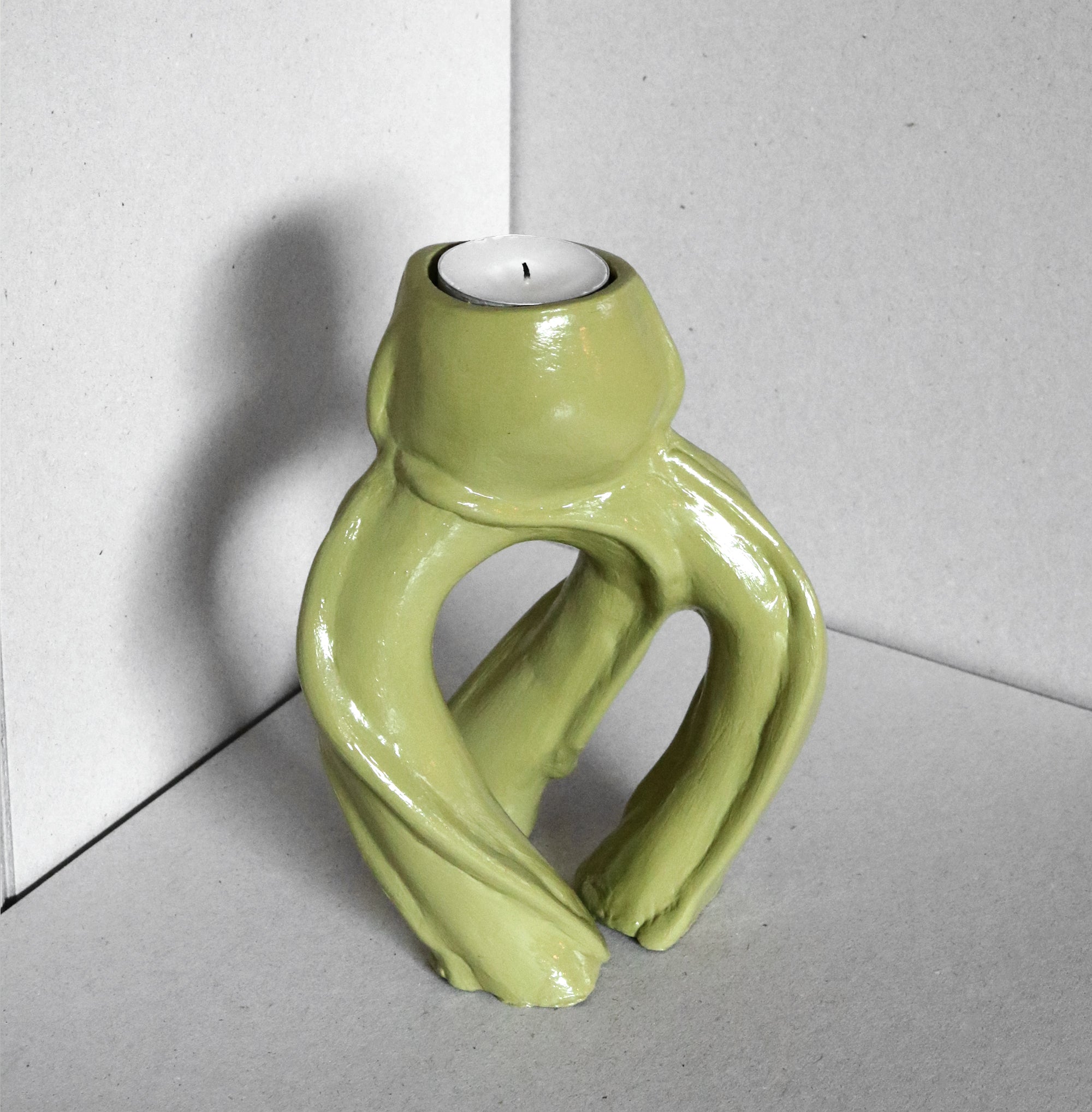 Candle holder Green
