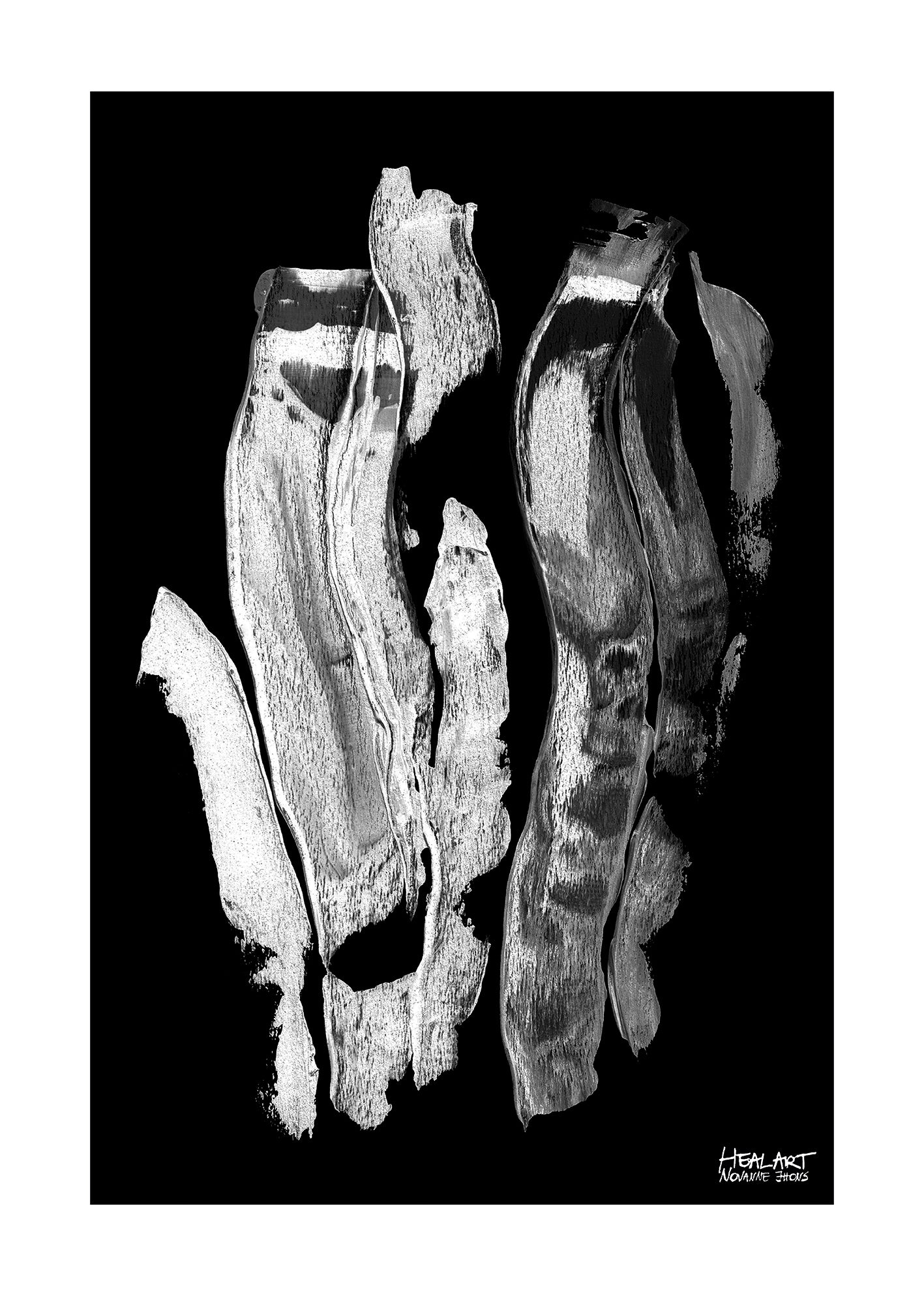 BW Abstract Wall Art