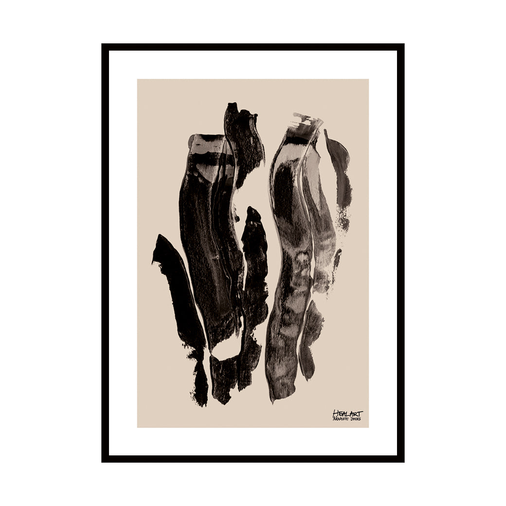 Beige Abstract Wall Art